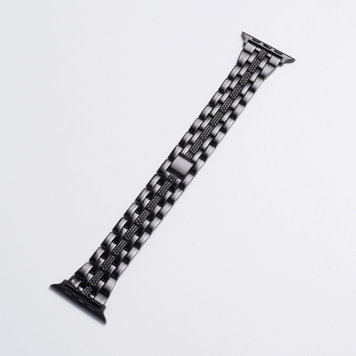 Watch Band Five Beads Intermetallic Diamond Steel Band