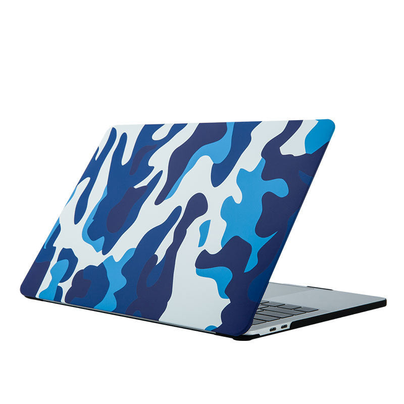 Compatible with Apple, Macbook Notebook Computer Protective Shell Air13 Shell Frosted Painted Marble Protective Cover