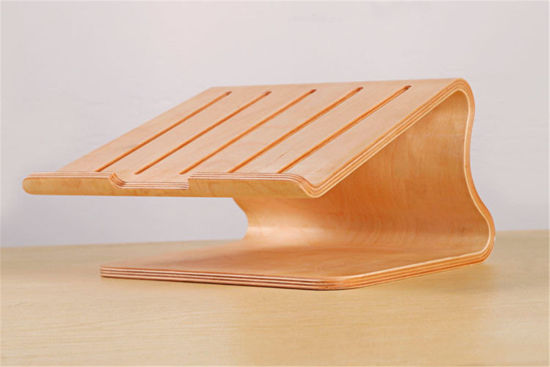 Macbook Cooling Base Wooden Cooling Bracket