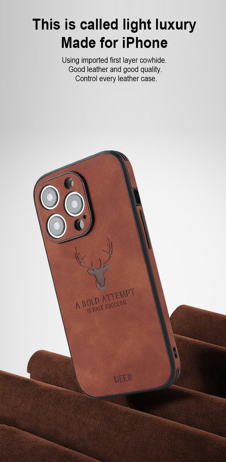 Deer Head Magnetic Phone Case