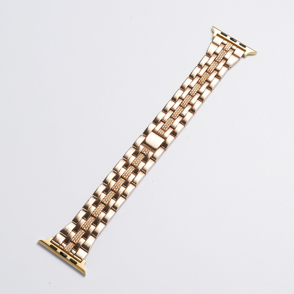 Watch Band Five Beads Intermetallic Diamond Steel Band