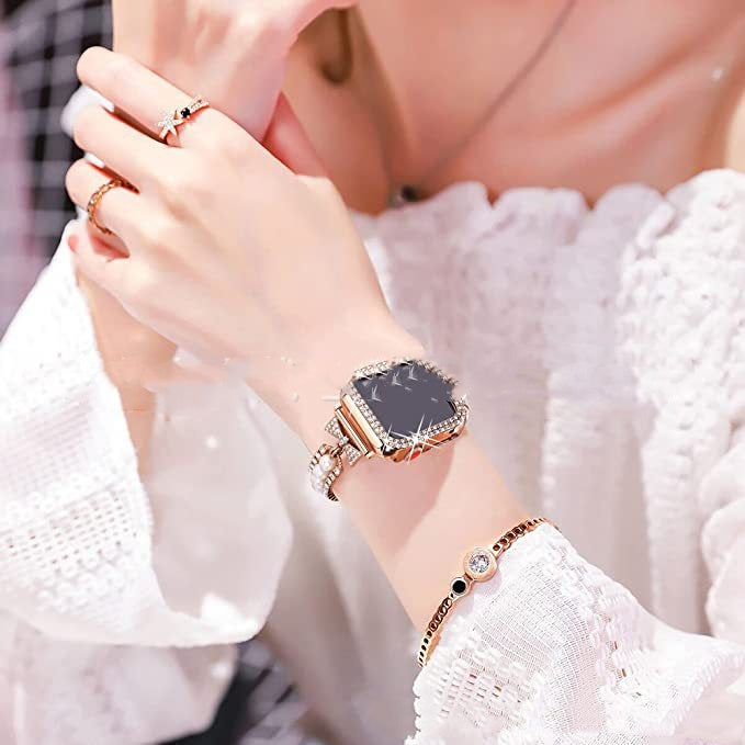 Pearl Bracelet Watch Band