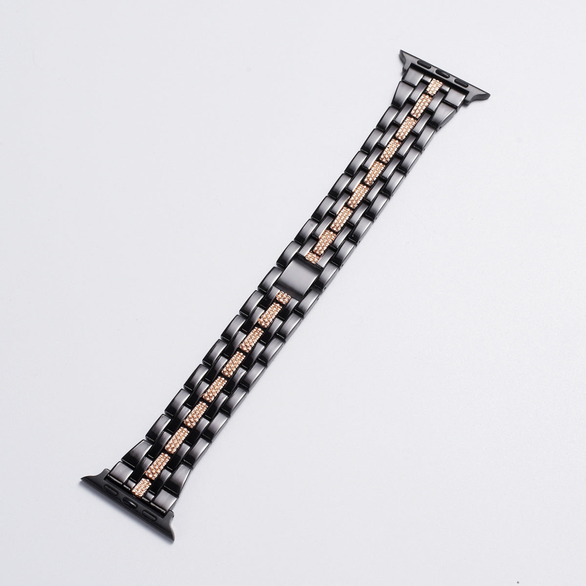 Watch Band Five Beads Intermetallic Diamond Steel Band