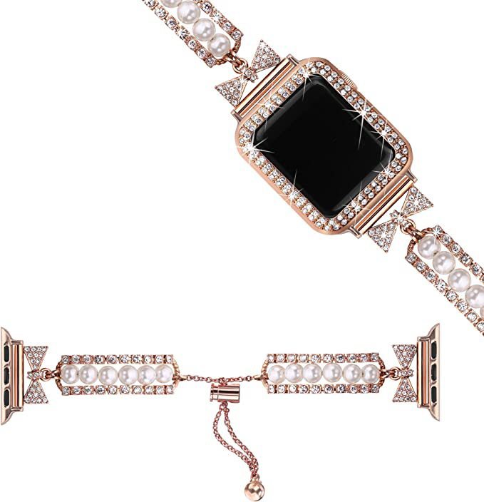 Pearl Bracelet Watch Band