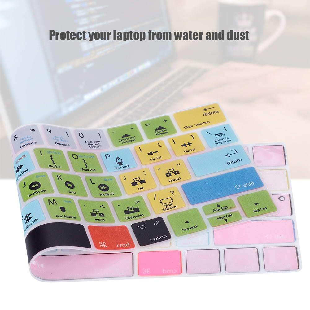 Dustproof Keyboard Cover 13/15 inch Touch Bar Protector Film For Macbook (Premiere Pro CC)