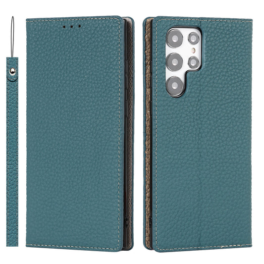 Galaxy S24/S25 Ultra Case Litchi Leather Phone Case