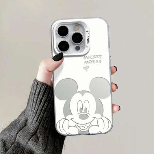 Disneys Mickeys Minnies Mouses Smile Phone Case For iPhone 16 15 14 13 12 11 Pro Max 7 8 Plus XR XS MAX Y2K Girl Cute Back Cover