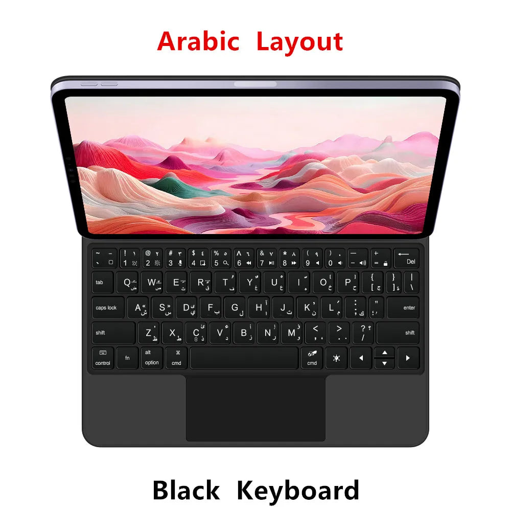 Backlight Magic Keyboard for iPad Pro 11 13 2024 M4 Case for iPad Air 11 13 Inch M2 Case iPad Pro Air 2024 Smart Cover folio