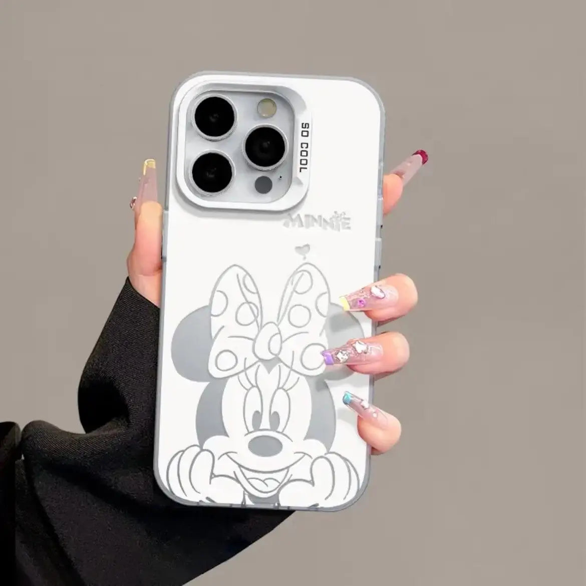 Disneys Mickeys Minnies Mouses Siliocne Phone Case For iPhone 15 14 13 12 11 Pro Max 7 8 Plus XR XS MAX Y2K Cute Back Cover