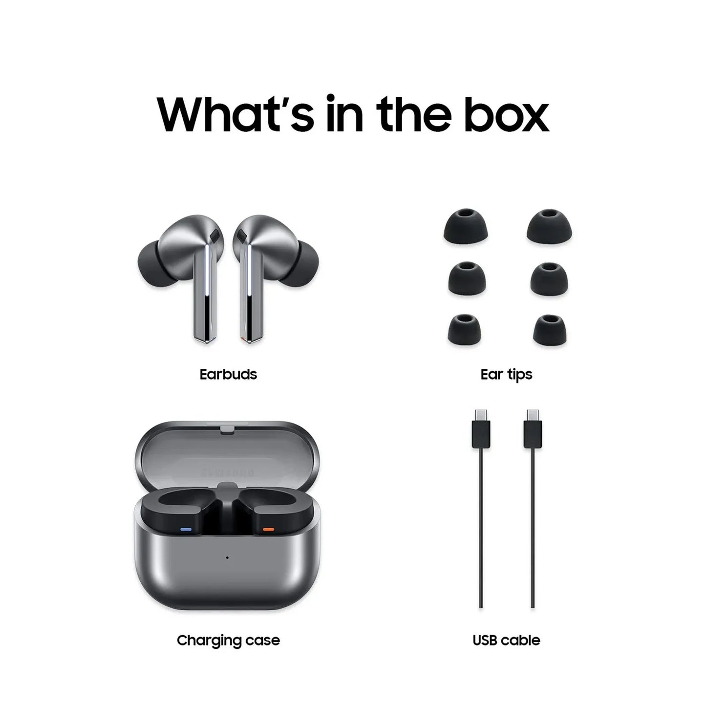 Galaxy Buds 3 Pro True Wireless Bluetooth Earbuds, Noise Cancelling, Sound Optimization, Real-Time Interpreter, Redesigned Comfo