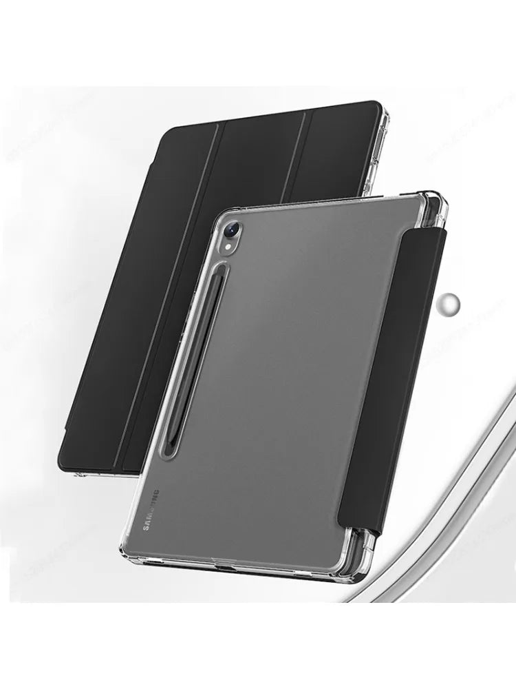 For Samsung Tab S7 S8 S9 11 FE 10.9 Plus S10 12.4 inch Case Magnetic Smart Cover For Tab A9 8.7" Plus 11" A8 Pencil Holder Funda