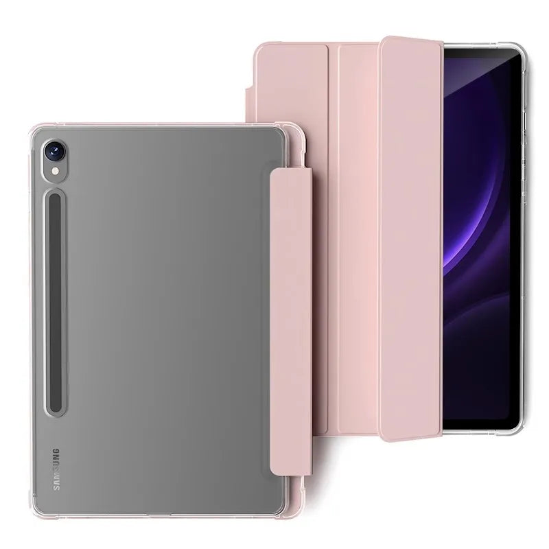 For Samsung Tab S7 S8 S9 11 FE 10.9 Plus S10 12.4 inch Case Magnetic Smart Cover For Tab A9 8.7" Plus 11" A8 Pencil Holder Funda