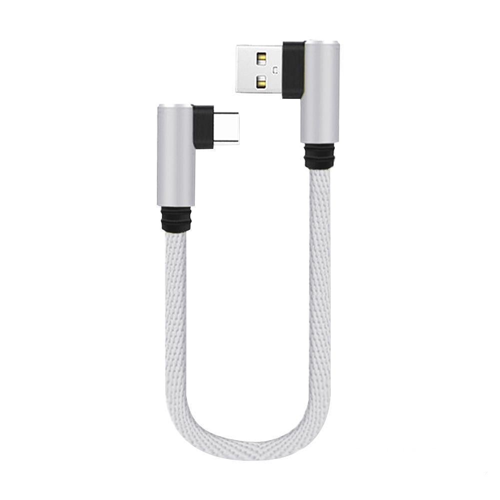 L-shaped Elbow Short-line Data Cable Portable Double Elbow Android Typec Game Cable Charging Cable