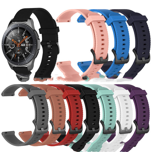 Suitable For Galaxy Watch 42mm Diamond Particle Silicone Strap